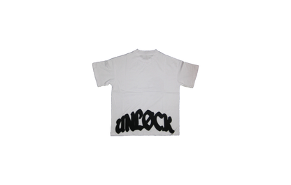 "Break Free" White Oversized Tee
