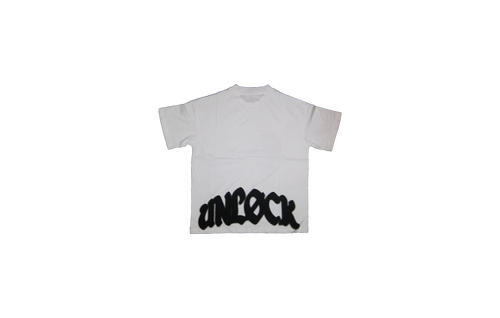 "Break Free" White Oversized Tee